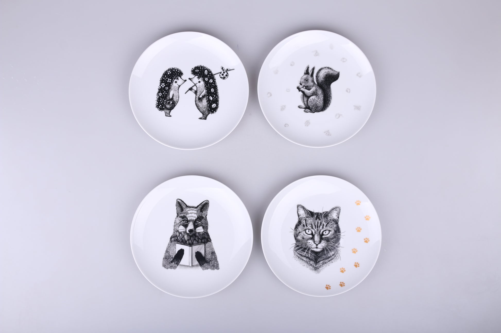 talerze porcelanowe z nadrukiem certyfikowanym do kontaktu z jedzeniem ISO 9001:2015 