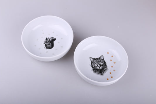 miski porcelanowe z dekoracją certyfikowaną do kontaktu z jedzeniem ISO 9001:2015