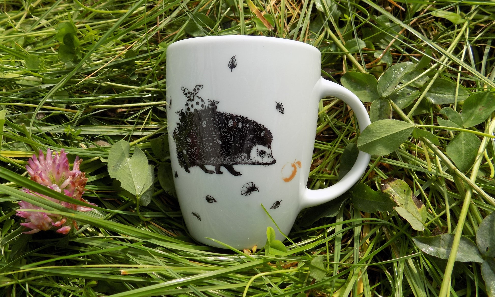 kubek do herbaty z jeżem