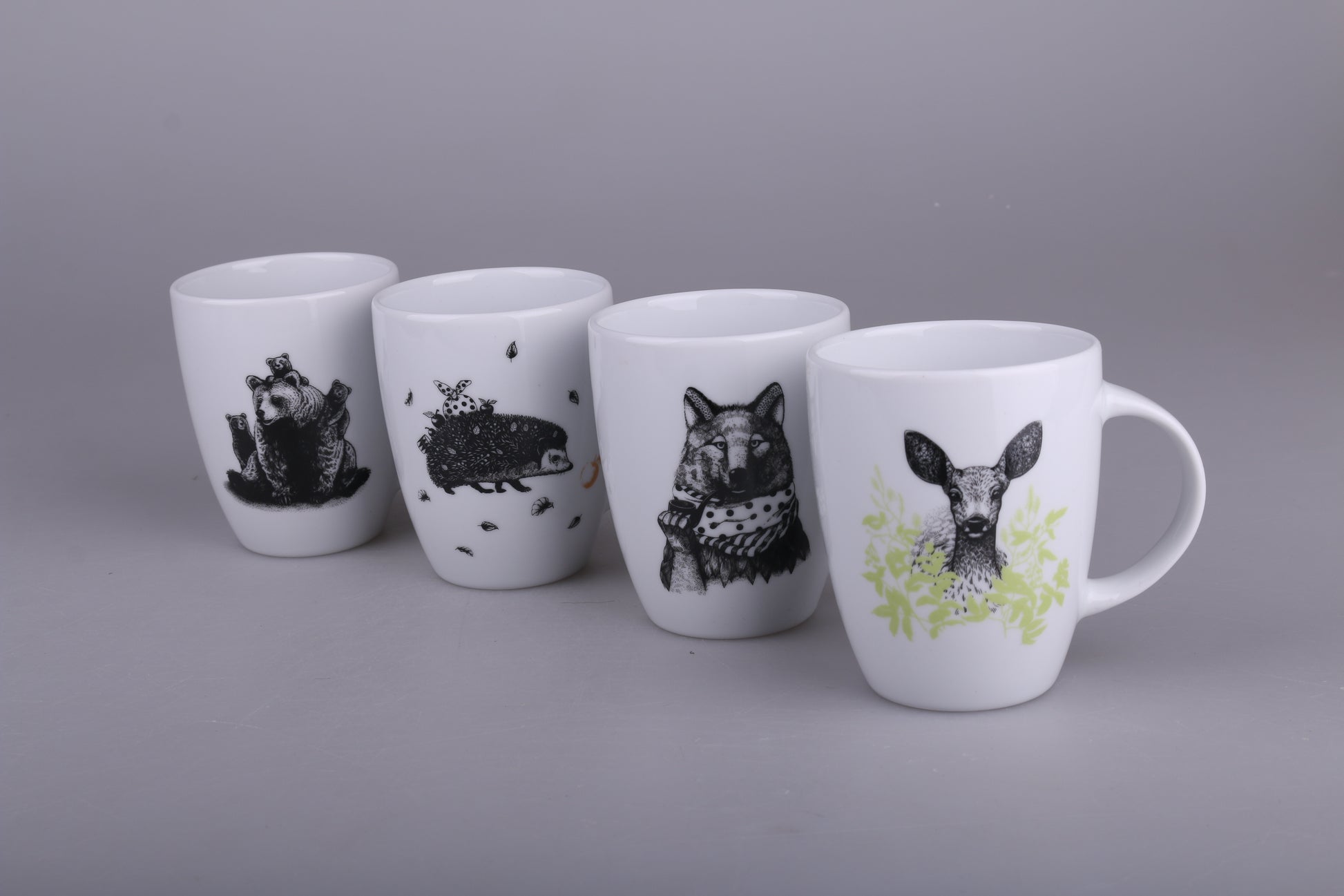 kubki porcelanowe z nadrukiem certyfikowanym do kontaktu z jedzeniem i piciem ISO 9001:2015