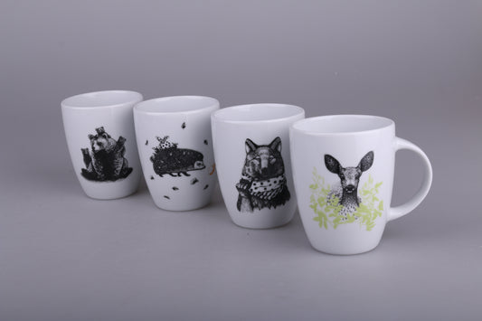 kubki porcelanowe z nadrukiem certyfikowanym do kontaktu z jedzeniem i piciem ISO 9001:2015