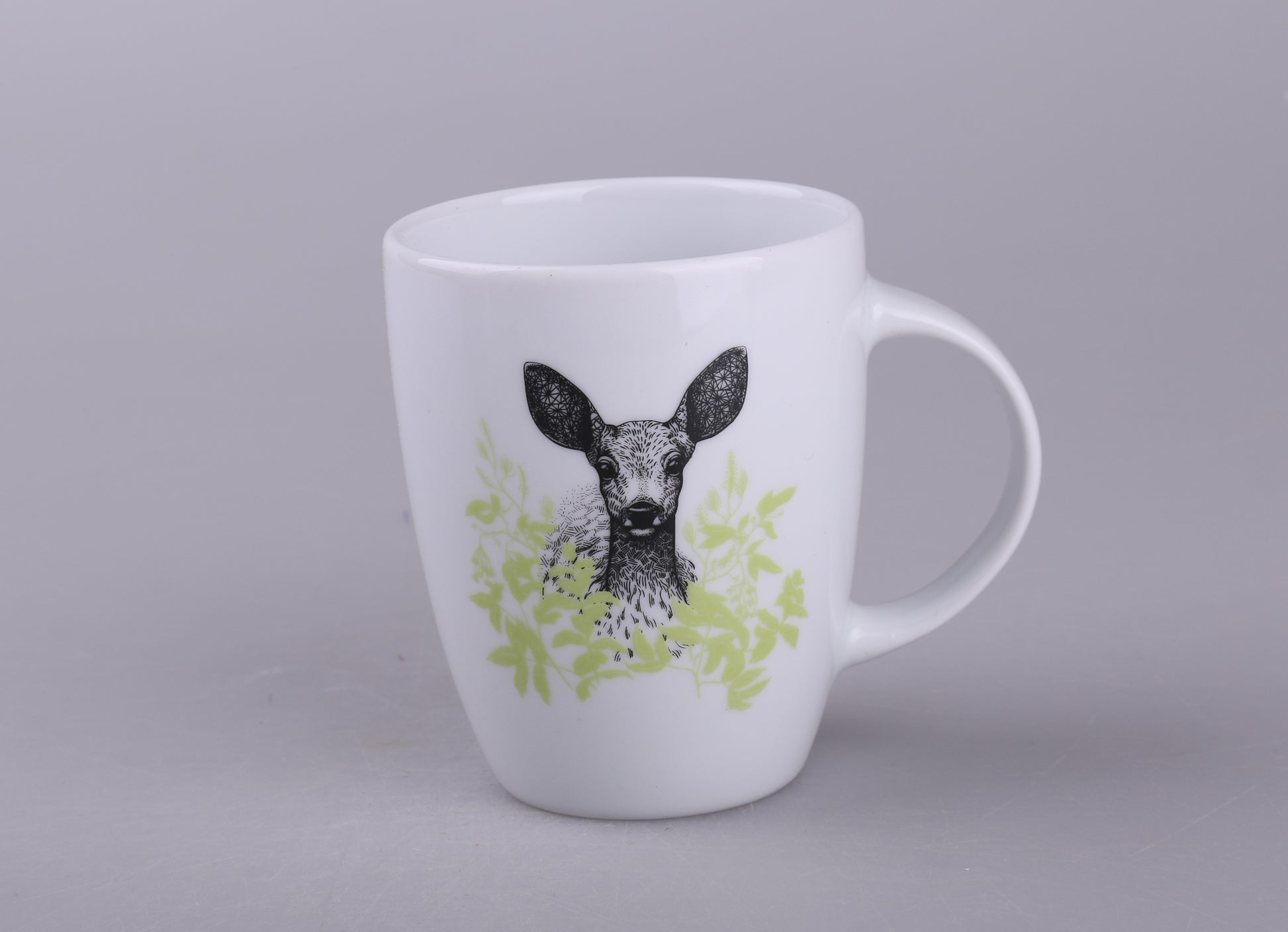 oryginalny kubek porcelanowy z sarną