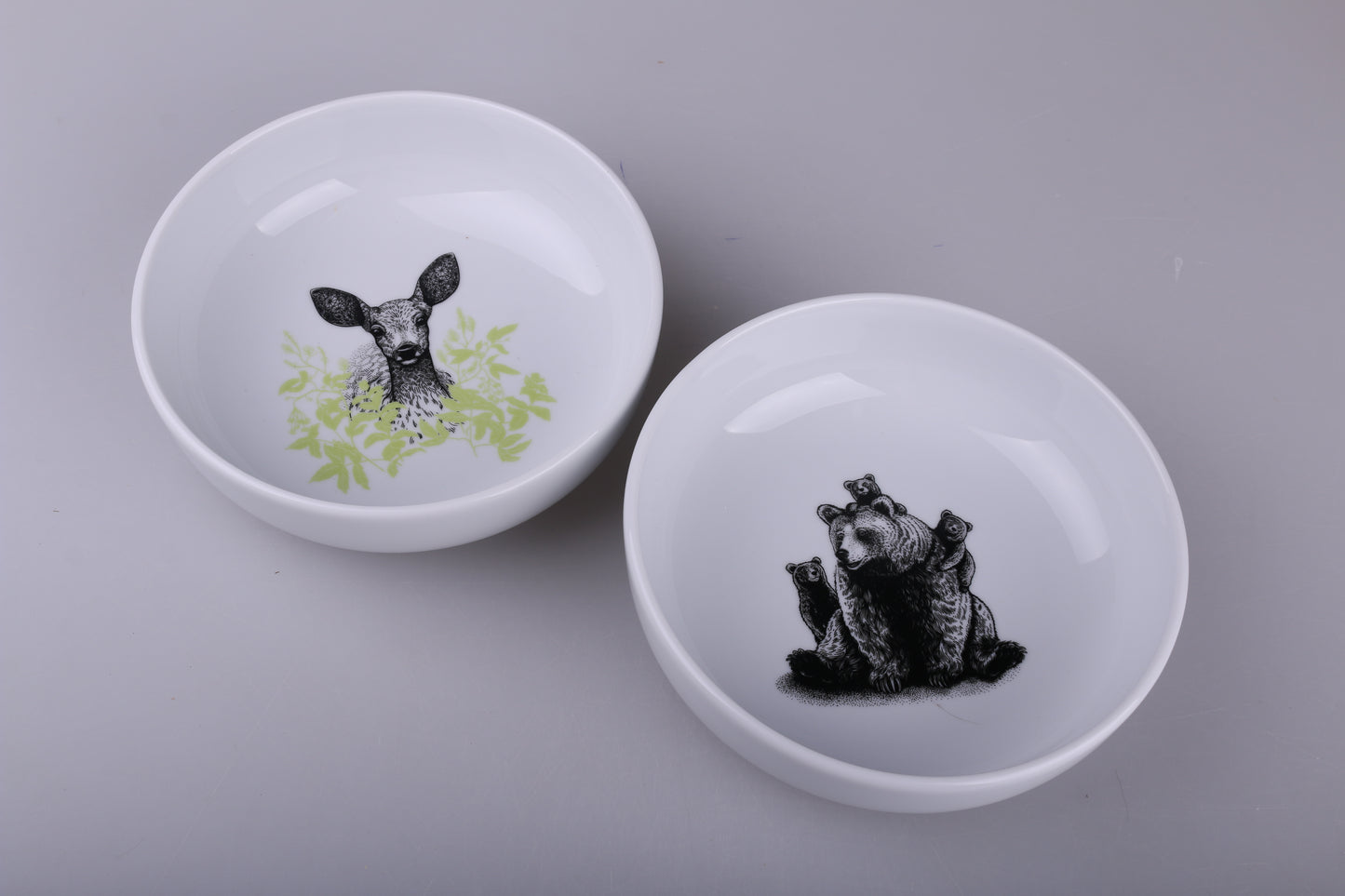 miski porcelanowe z dekoracją certyfikowaną do kontaktu z jedzeniem ISO 9001:2015