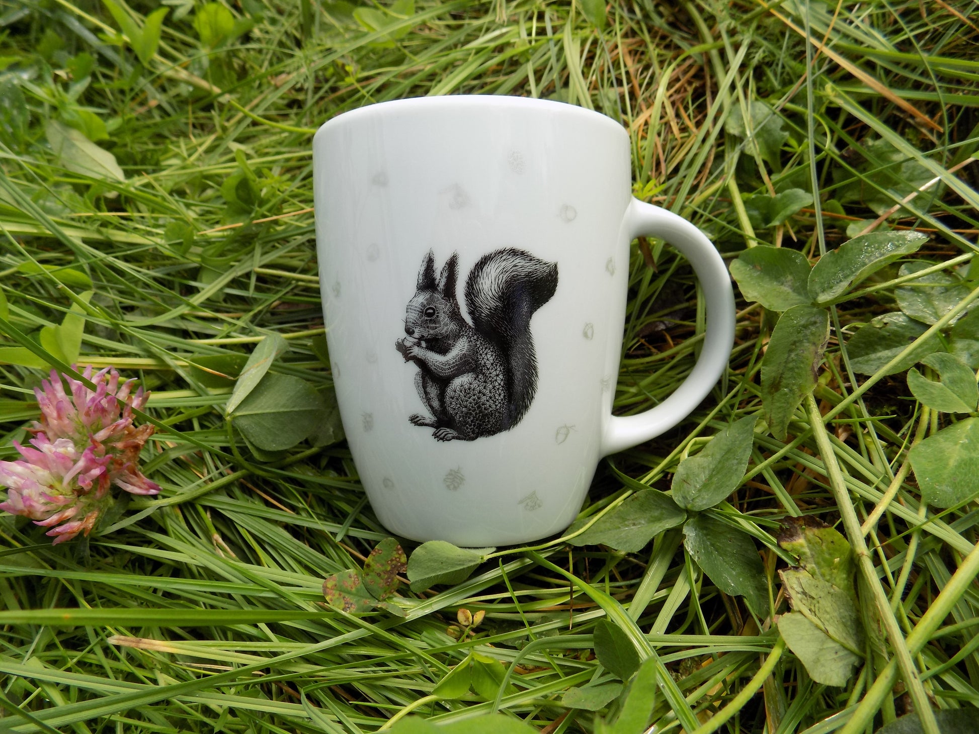 oryginalny kubek z wiewiórką